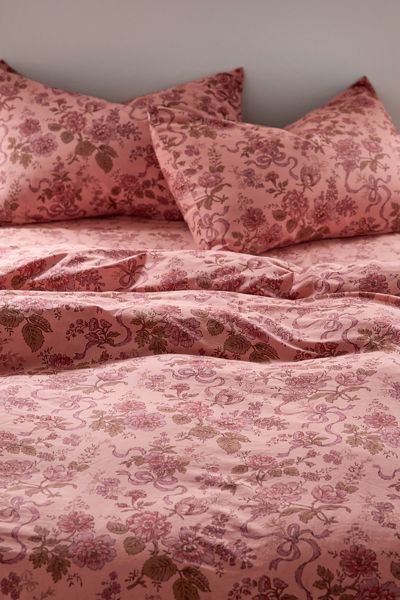 Ensemble de housse de couette à motif floral Catlyn