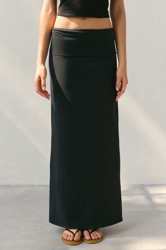 Out From Under Bec Foldover Maxi Skirt #1