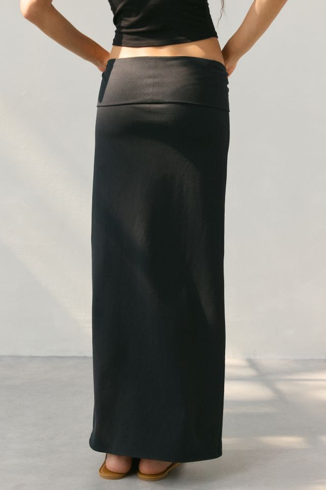 Out From Under Bec Foldover Maxi Skirt #3