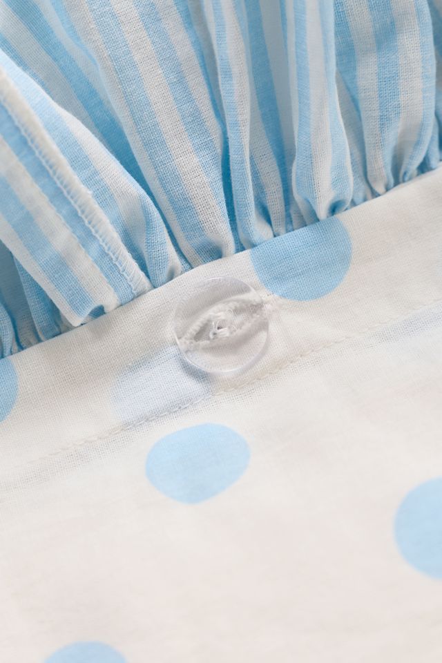 Patterned Ruffle Duvet Cover Set #4