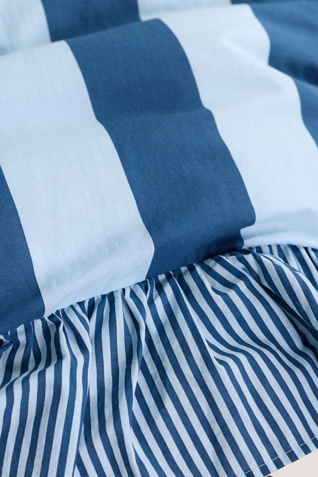 Patterned Ruffle Duvet Cover Set #3