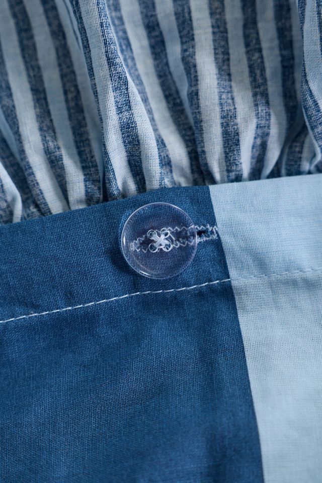 Patterned Ruffle Duvet Cover Set #4