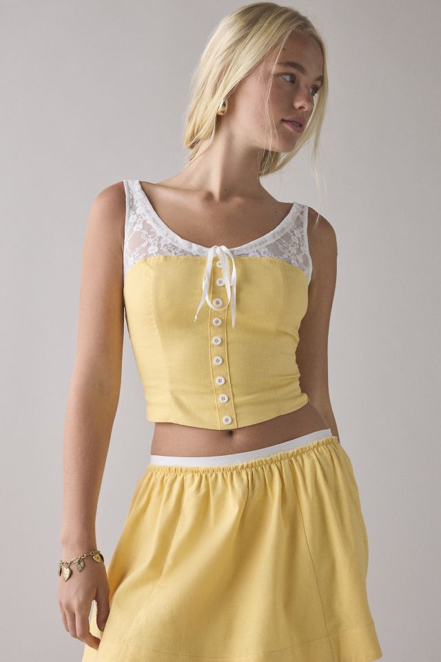 Kimchi Blue Veronica Corset Top + Mini Skirt Set #2