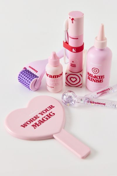 Kiramoon Work Your Magic Heart Shaped Handheld Mirror