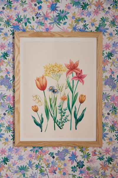 Nadja Vibrant Flowers 03 Art Print