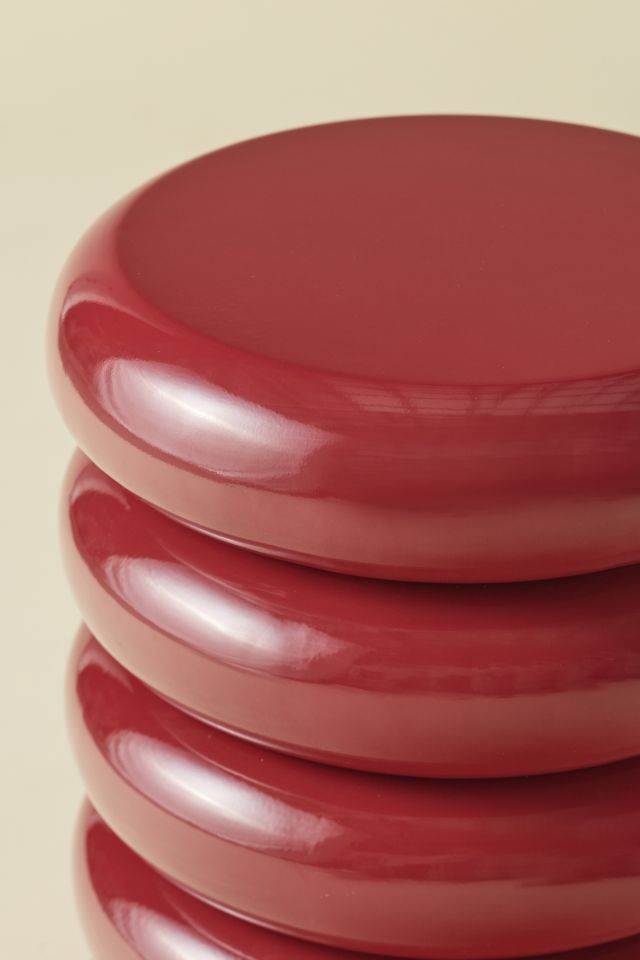 Jones Ribbed Iron Storage Side Table #3