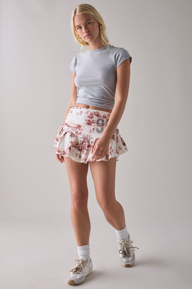 Out From Under Bec Pleated Micro Mini Skort #2
