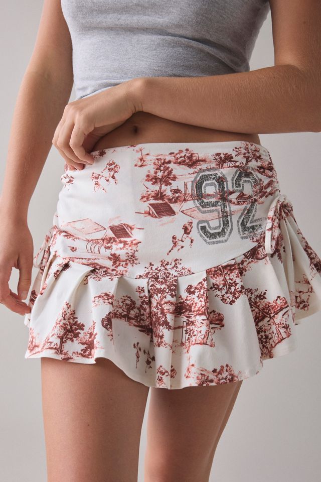 Out From Under Bec Pleated Micro Mini Skort #3
