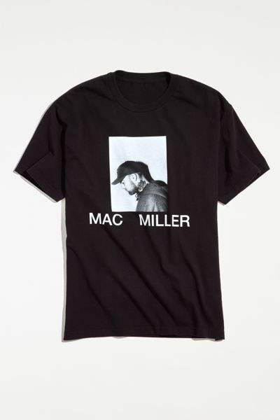 Urban Outfitters Mac Miller B & W Photo Graphic Tee In Black, Men's At