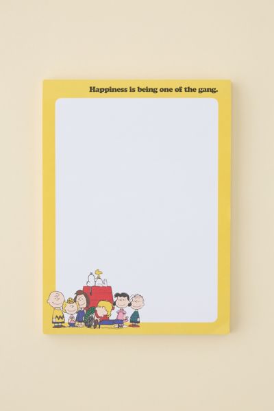 PIPSTICKS Peanuts One Of The Gang Notepad