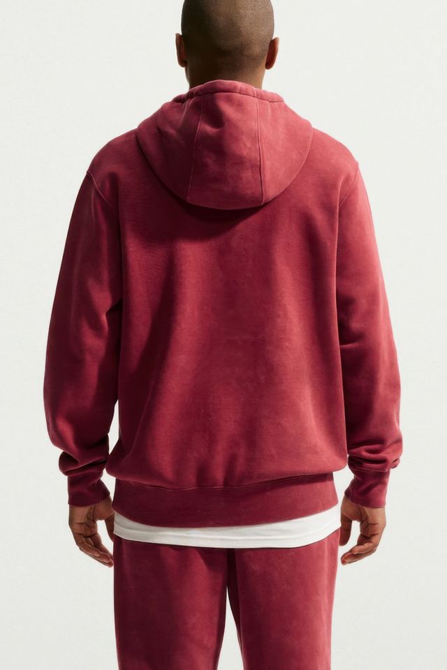 Nike Sportswear Club Washed Fleece Hoodie Sweatshirt #2