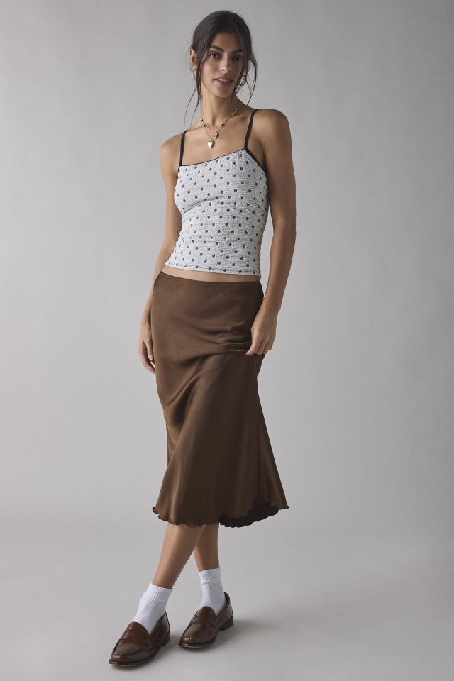ReMADE By UO Remnants Polka Dot Tank Top
