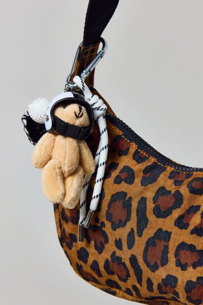 Baseball Teddy Bear Keychain