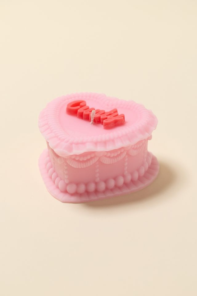 Fun Club Decorative Heart Cake Candle #1