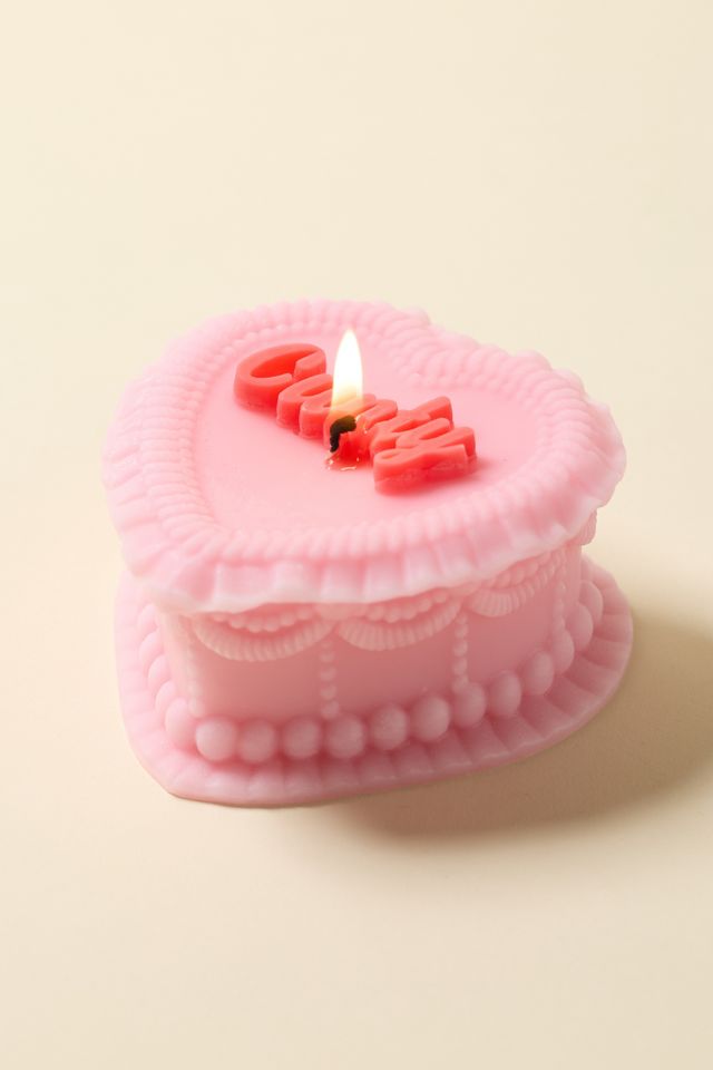 Fun Club Decorative Heart Cake Candle #2