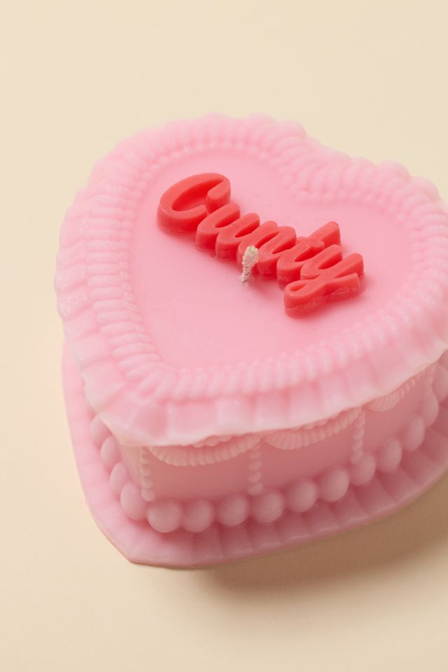 Fun Club Decorative Heart Cake Candle #3