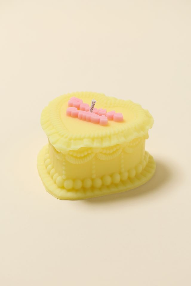 Fun Club Decorative Heart Cake Candle #1