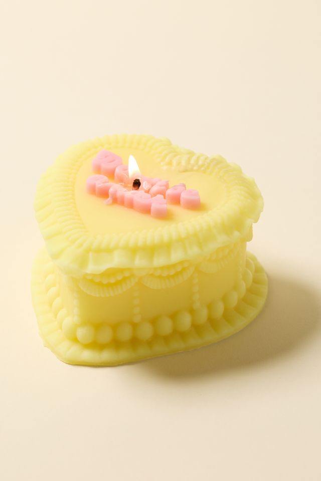 Fun Club Decorative Heart Cake Candle #2