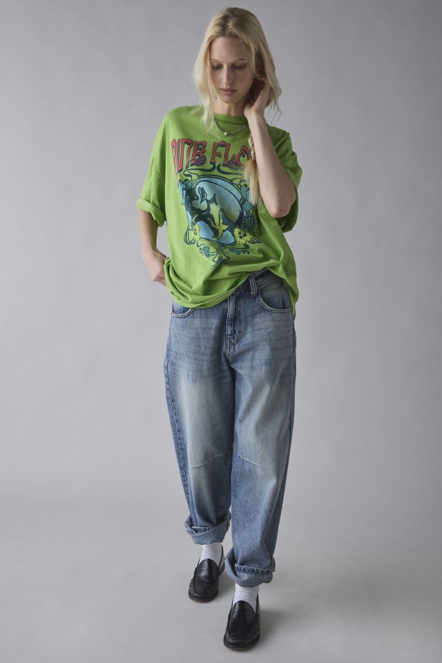 Pink Floyd Graphic Cotton T-Shirt Dress #1
