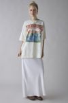 Tiger Graphic Off-The-Shoulder Cropped Tee