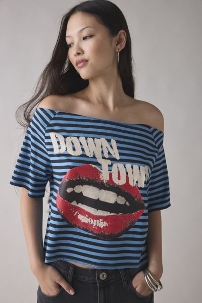 1998 Graphic Cropped Crew Neck Pullover