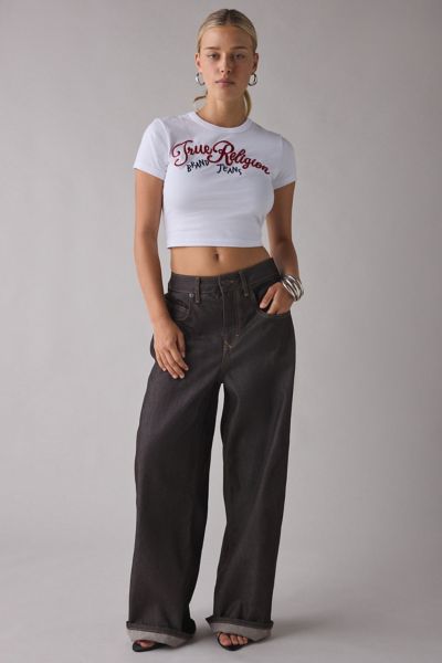 True Religion Embroidered Graphic Baby Tee