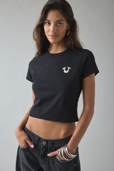 True Religion Mushroom Graphic Short Sleeve Baby Tee