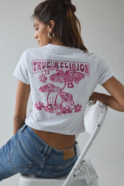 True Religion Embroidered Graphic Baby Tee
