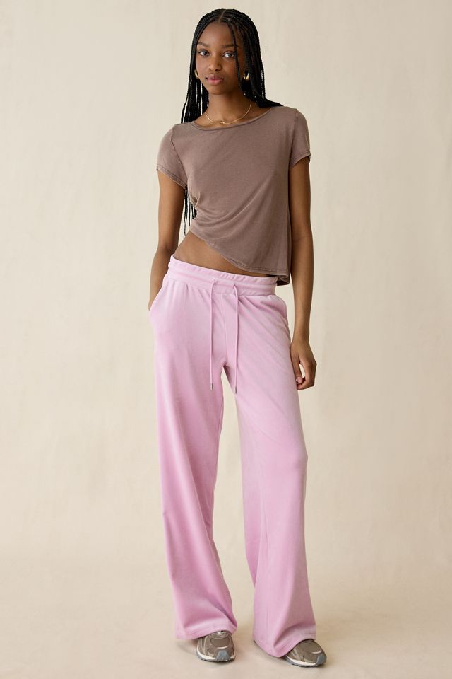 True Religion Crystal Horseshoe Velour Wide Leg Sweatpant #4