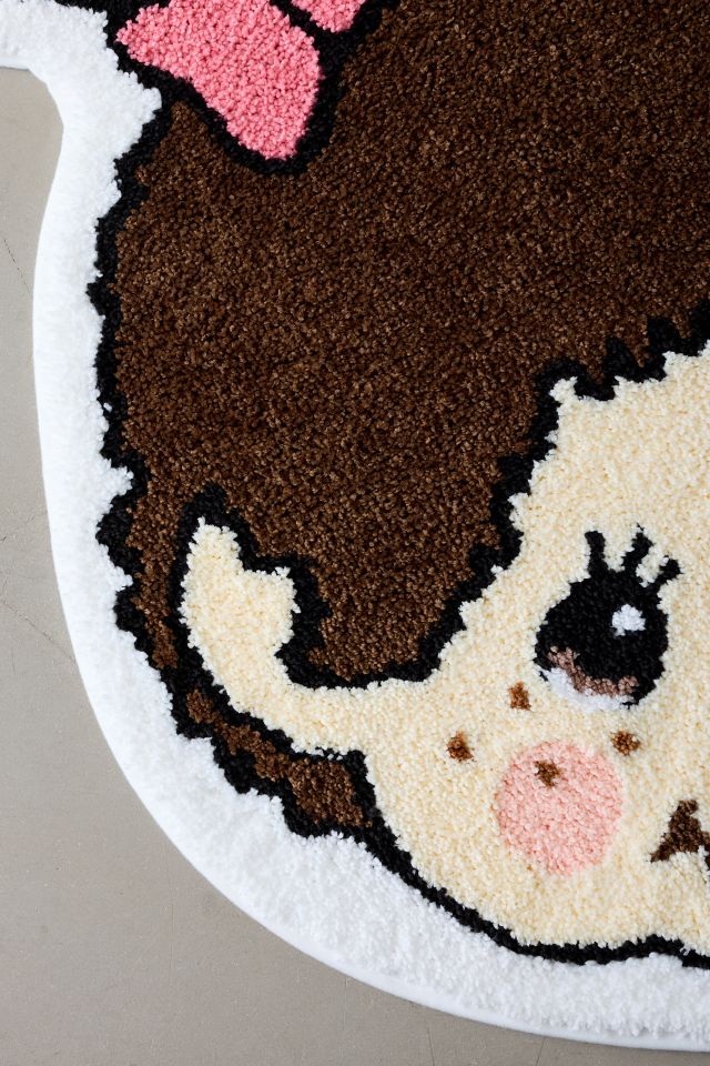 Monchhichi Girl Head Shaped Rug #2
