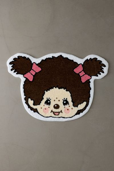 Monchhichi Girl Head Shaped Rug