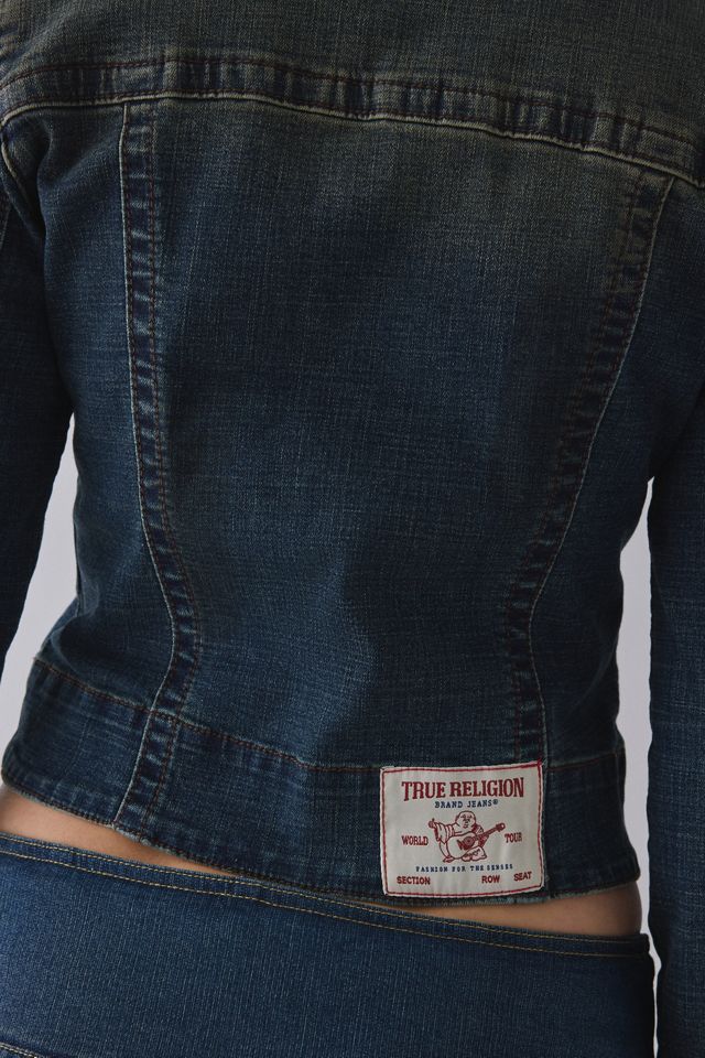 True Religion Slim Zip-Up Denim Jacket #5