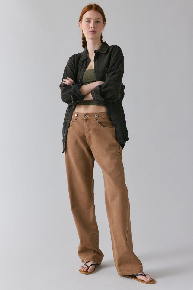 Vintage By UO Duck Canvas Adjustable Waist Pant #1