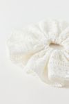 Layered Eyelet Oversized Scrunchie