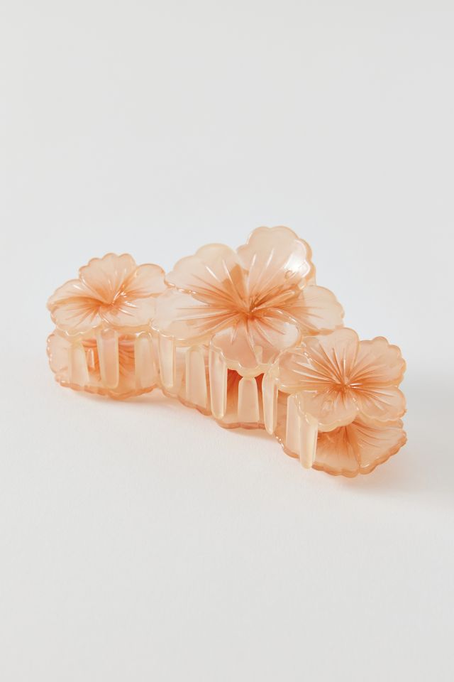 Triple Hibiscus Floral Claw Clip #2