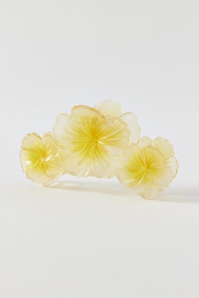 Triple Hibiscus Floral Claw Clip