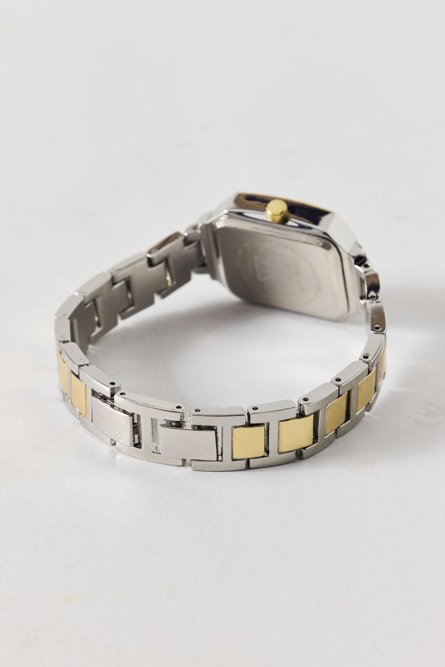 Mixed Metal Rectangle Watch #3