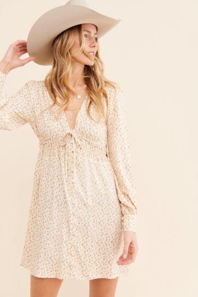 Asher Button-Front Dress