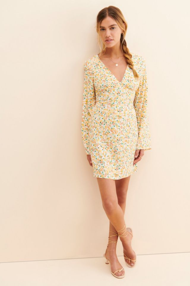 Glamorous Tie Back Floral Mini Dress #3
