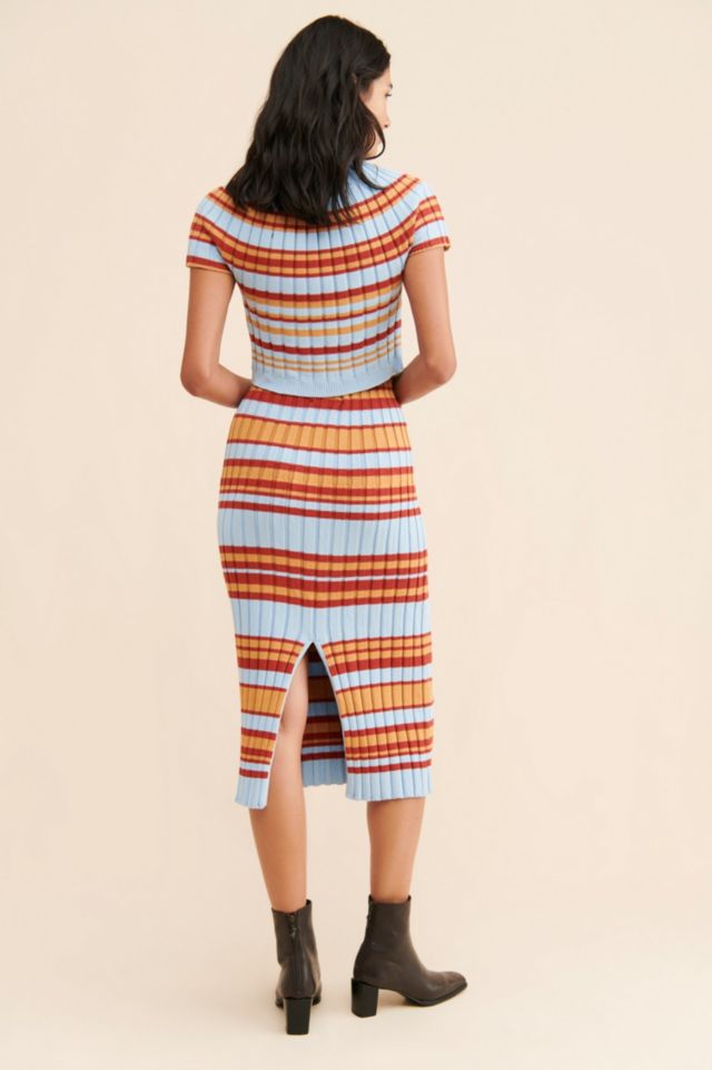 Kourt Rissa Striped Skirt #1