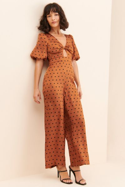 MinkPink Milan Wide Leg Jumpsuit