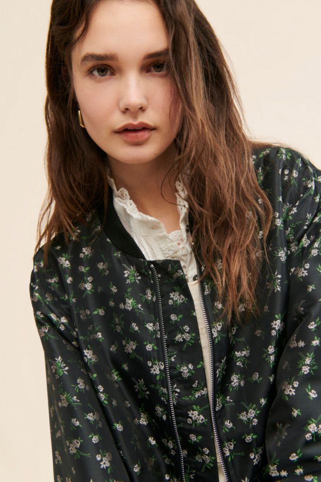 Sister Jane Bouquets Oversized Jacquard Bomber #2