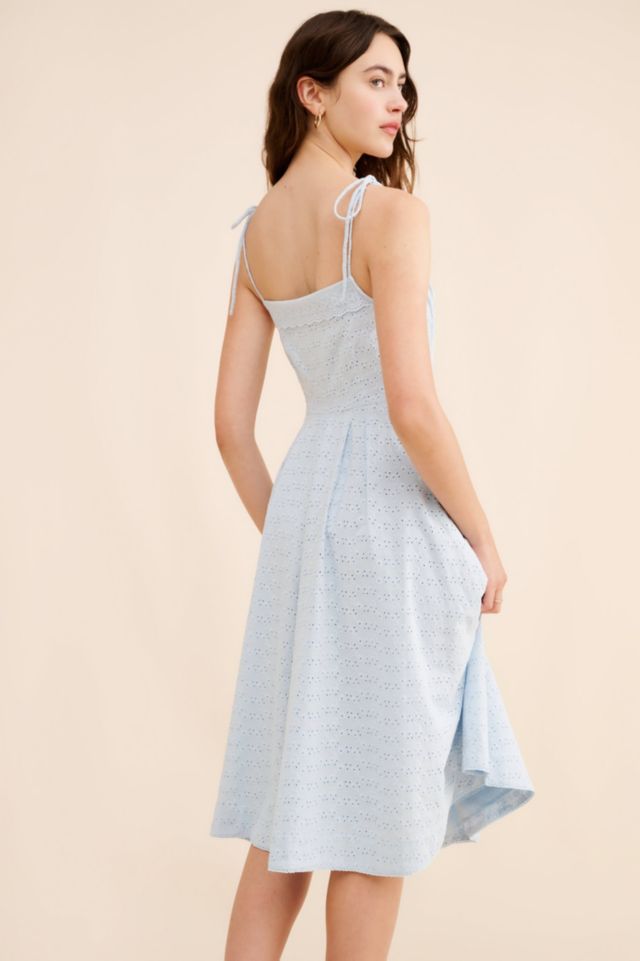Guizio Acadia Eyelet Midi Dress #1