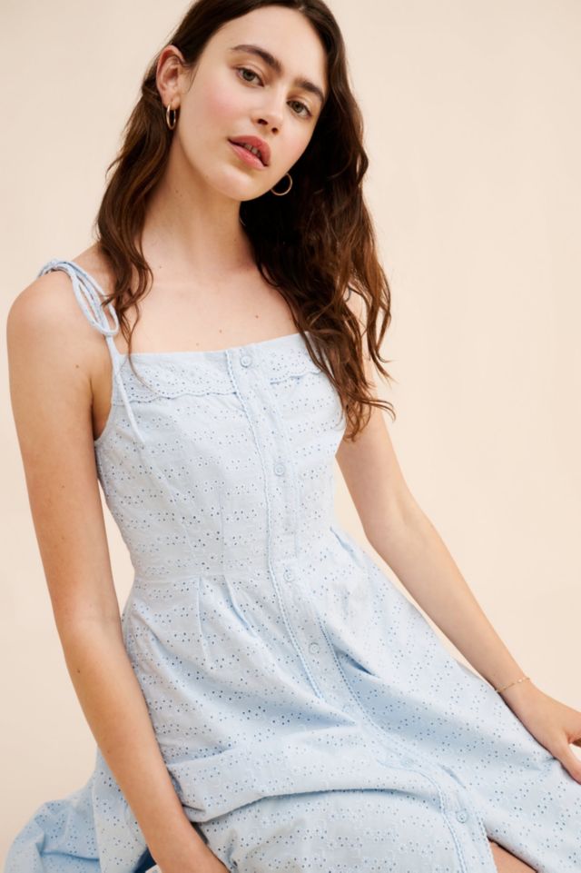 Guizio Acadia Eyelet Midi Dress #3