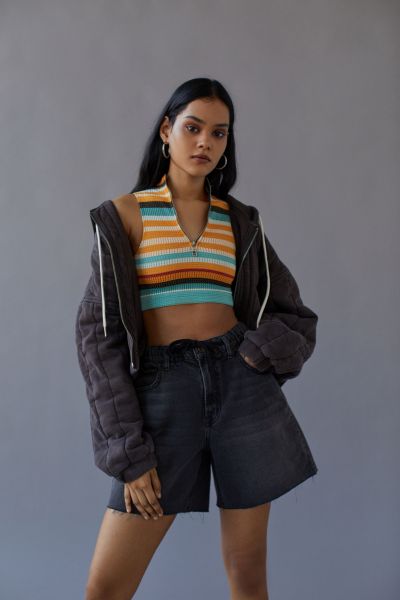 BDG High-Rise Baggy Denim Shorts