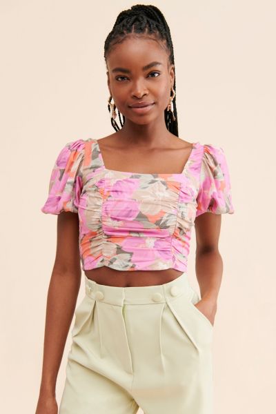 Saltwater Luxe Katie Floral Crop Top