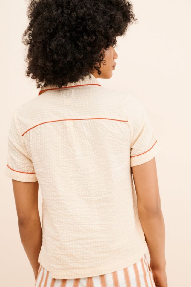 BDG Souvenir Applique Seersucker Shirt #2