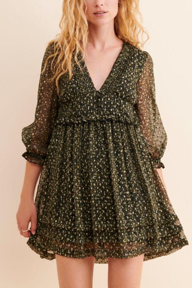 Printed Chiffon Dress #1