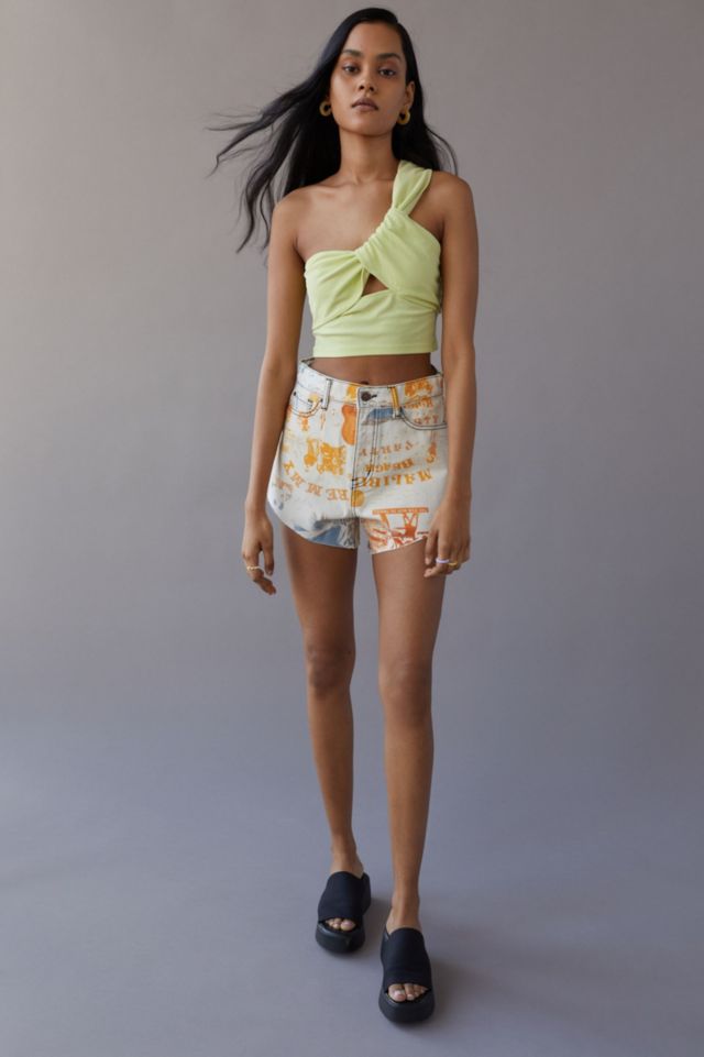 BDG Pitched A-Line Denim Shorts #3