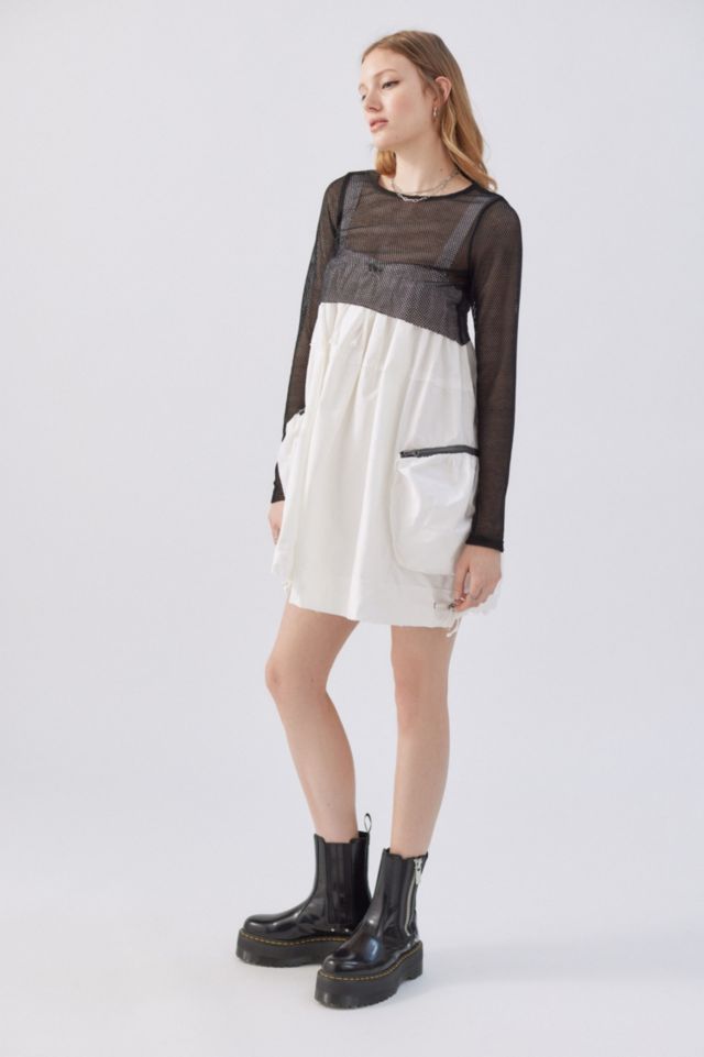 Colton Poplin Cargo Mini Dress #3